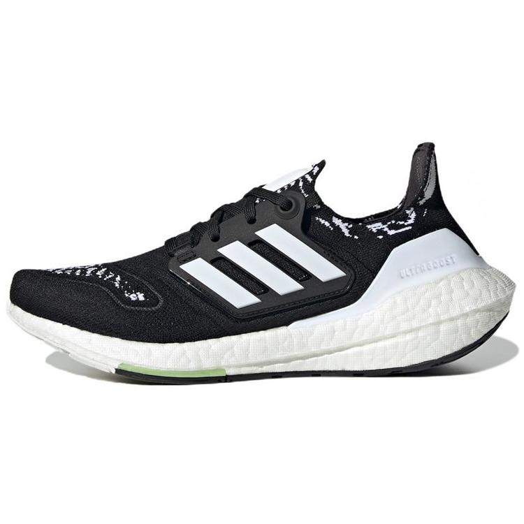 New Adidas UltraBoost 22 'Black White Almost Lime' Women's GX8019