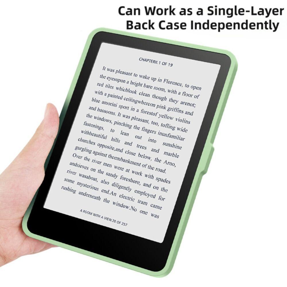 Auto Wake/Sleep Case Magnetic Snap-on e-Reader Cover Split Design Transparent Funda for KOBO Clara Color/2E/BW 6 inch