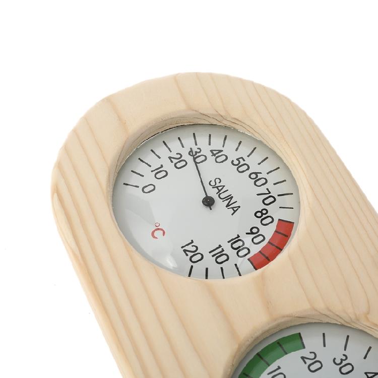 1pcs Wooden Sauna Thermometer Sauna Hygrothermograph Thermometer Celsius
