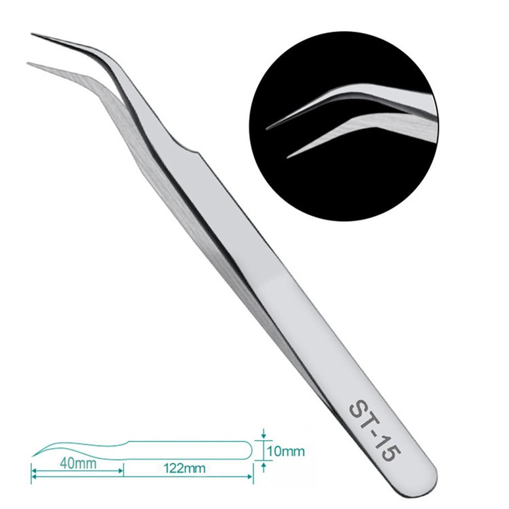 Anti Magnetic Steel Tweezers for Precision Electronic Components Maintenance