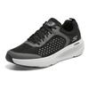 Skechers Go Run Elevate Cushioning Comfortable Low Top Casual Running Shoes Men sneakers Black Gray 220322-BKGY