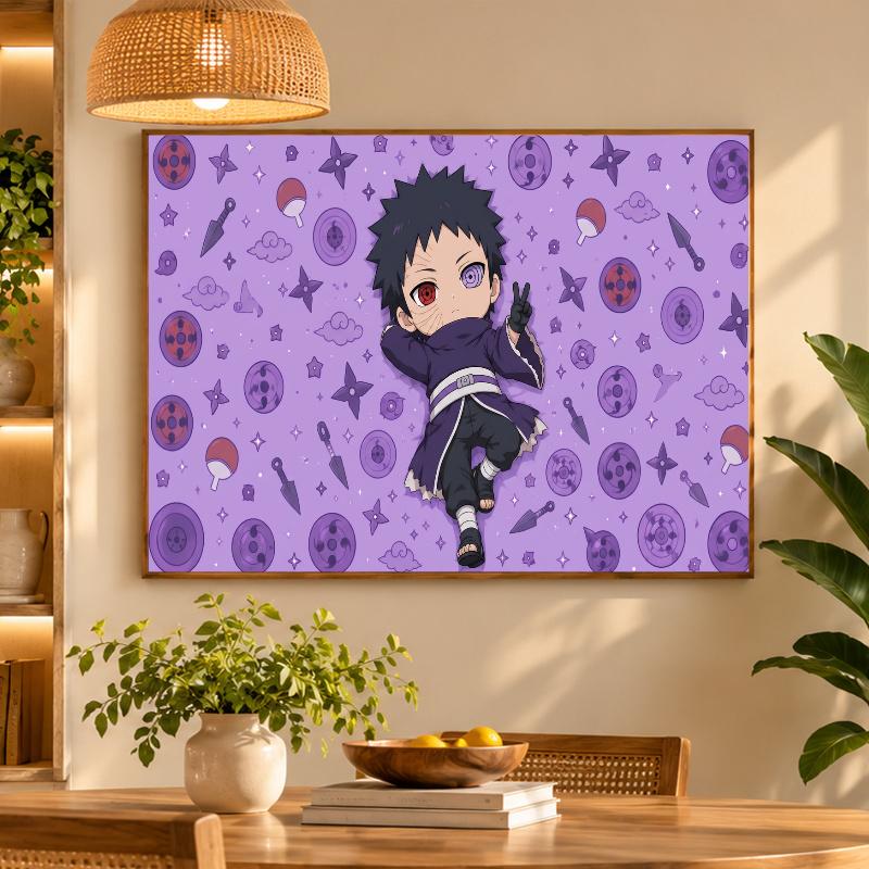 5D Diamond Painting Obito Uchiha DIY Full Drill Diamond Art Kit Home Decoration