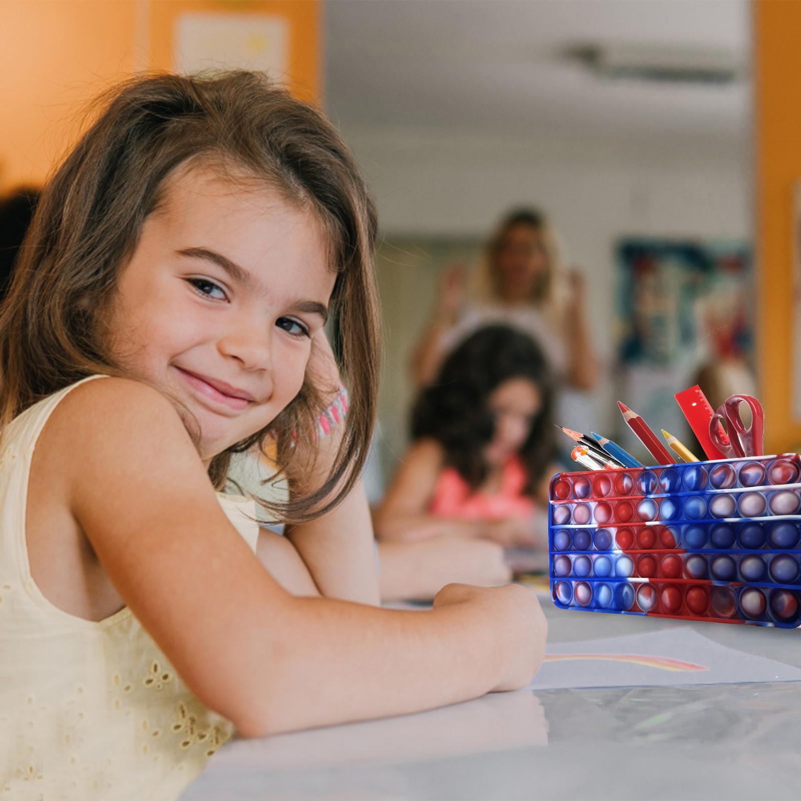 

Силиконовый пенал для сенсорной декомпрессии, настольный пазл, декомпрессия