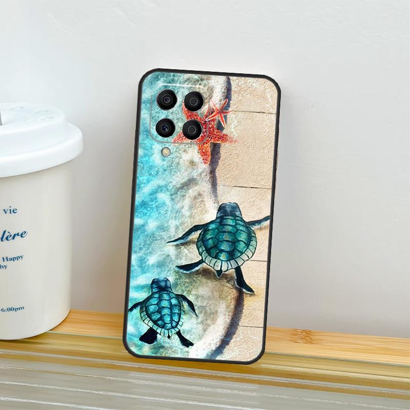 Sea Turtle Turquoise Oceanlife Case For Samsung Galaxy M53 M13 M06 M16 M31 M11 M35 M55 M15 M56 M36 M12 M32 M52 M14 M34 M54