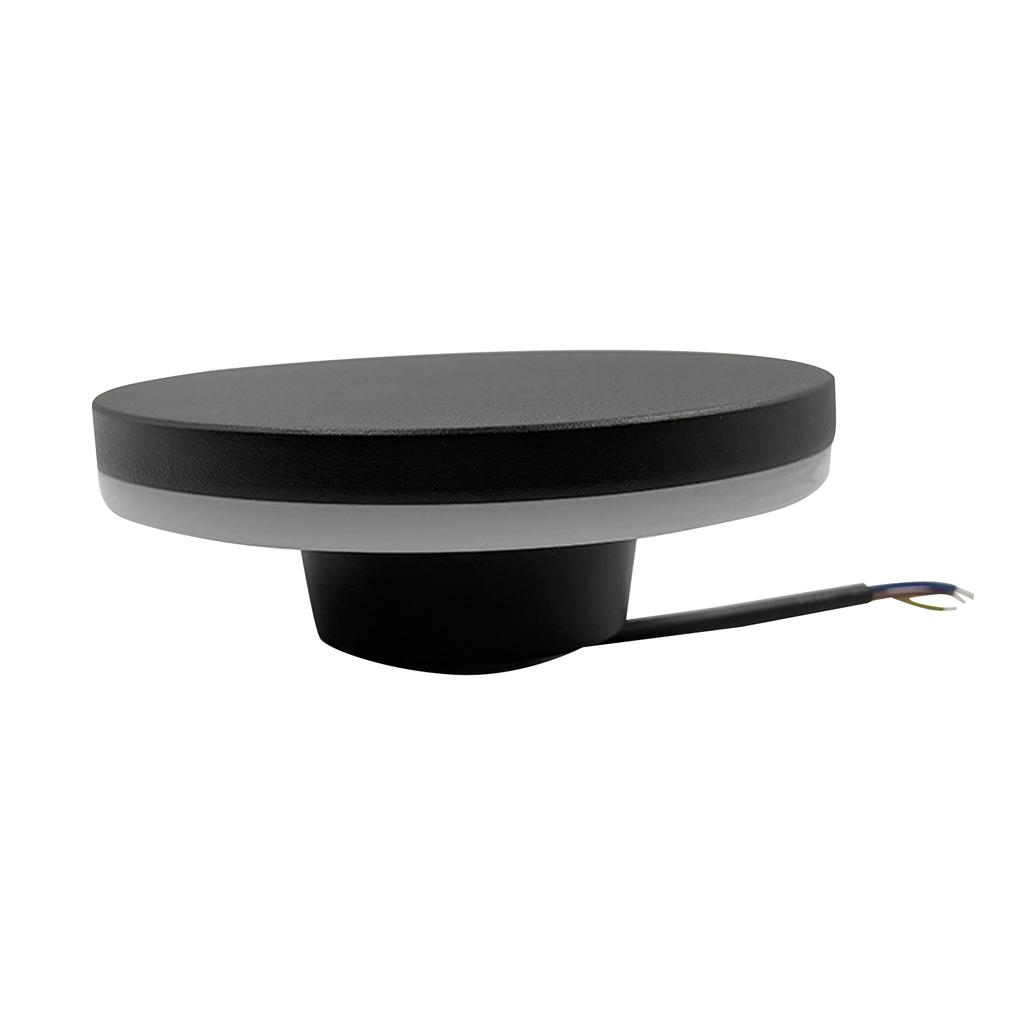 Modern LED Wall Light,   Round Sconce for Bedroom Hallway, Indoor Decorative Lights, 360 Degree Lighting, Warm Light, 12W, Aluminum, 150mm