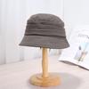 Folded fisherman beret big head circumference autumn and winter retro newsboy hat large size face small painter hat suitable for big face