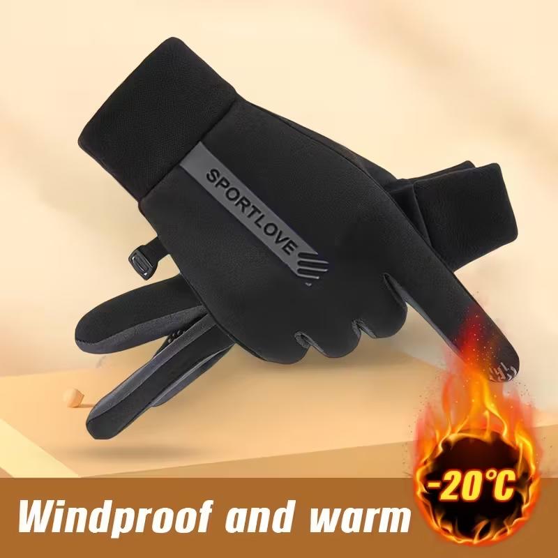Tralow Lightweight Running Gloves Touch Screen Anti Slip Fleece Lined Warm For Cycling Sports Driving Running Working