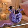 Multi-functional Storage Box Makeup Brush Holder, with Thickened Stable Base, Fairies Decor Silk Desktop Organization Solution Texture Box,