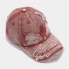 Popular WashedFabric Baseball Hat Distress Baseball Hat Women Beach Hat Photowear Sun Hat Outdoor Sport Camping Hat
