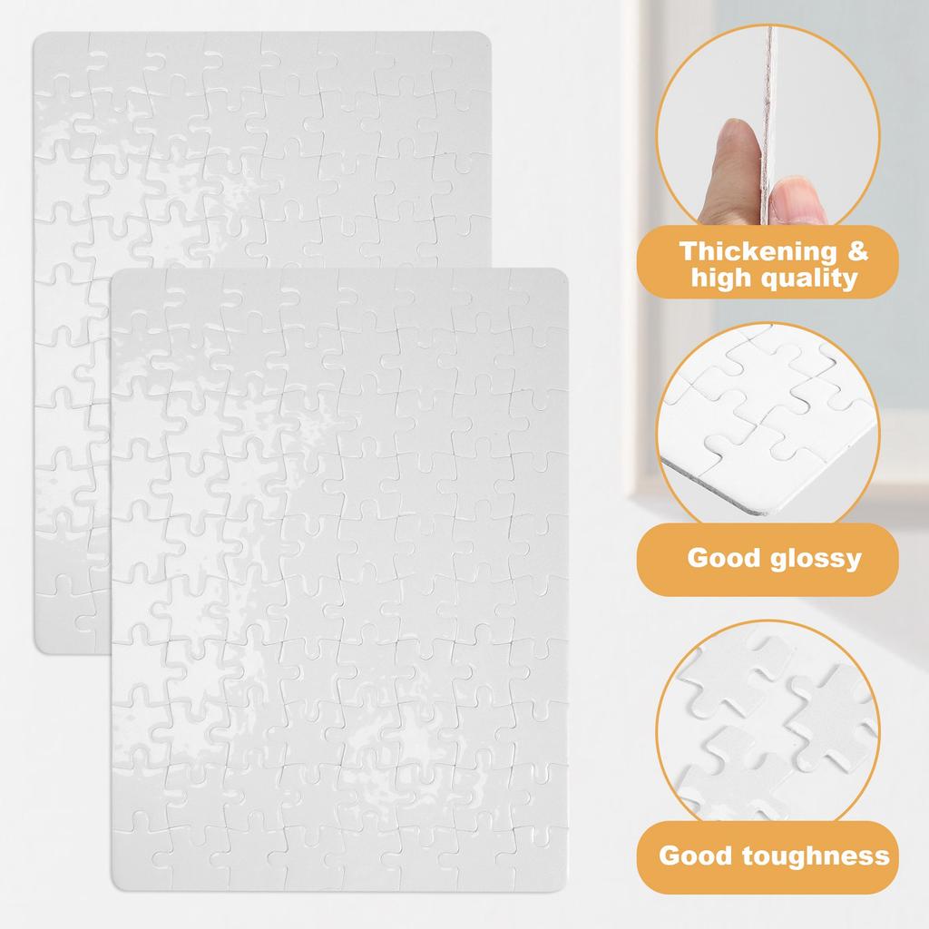 A20F-Sublimation Blank Puzzle 10Pcs/Lot DIY Craft A5 Jigsaw Puzzle For Sublimation Ink Transfer