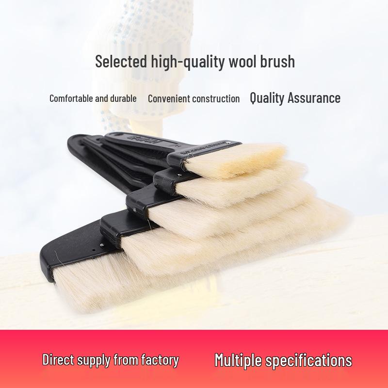 1-8 Inch Paint Brushes: Wool, Polyester, and Paint Options