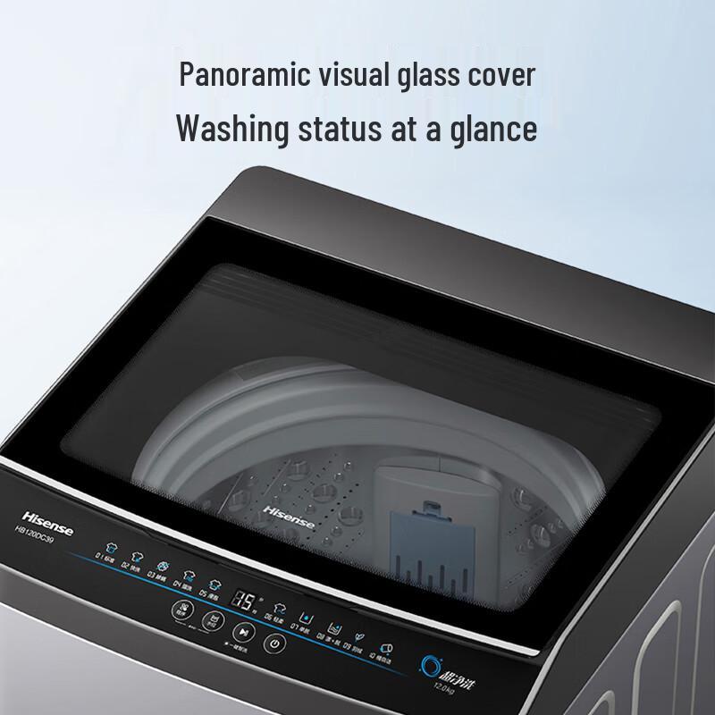 Hisense 12kg Fully Automatic Pulsator Washing Machine HB120DC39 CN plug (adapter included)