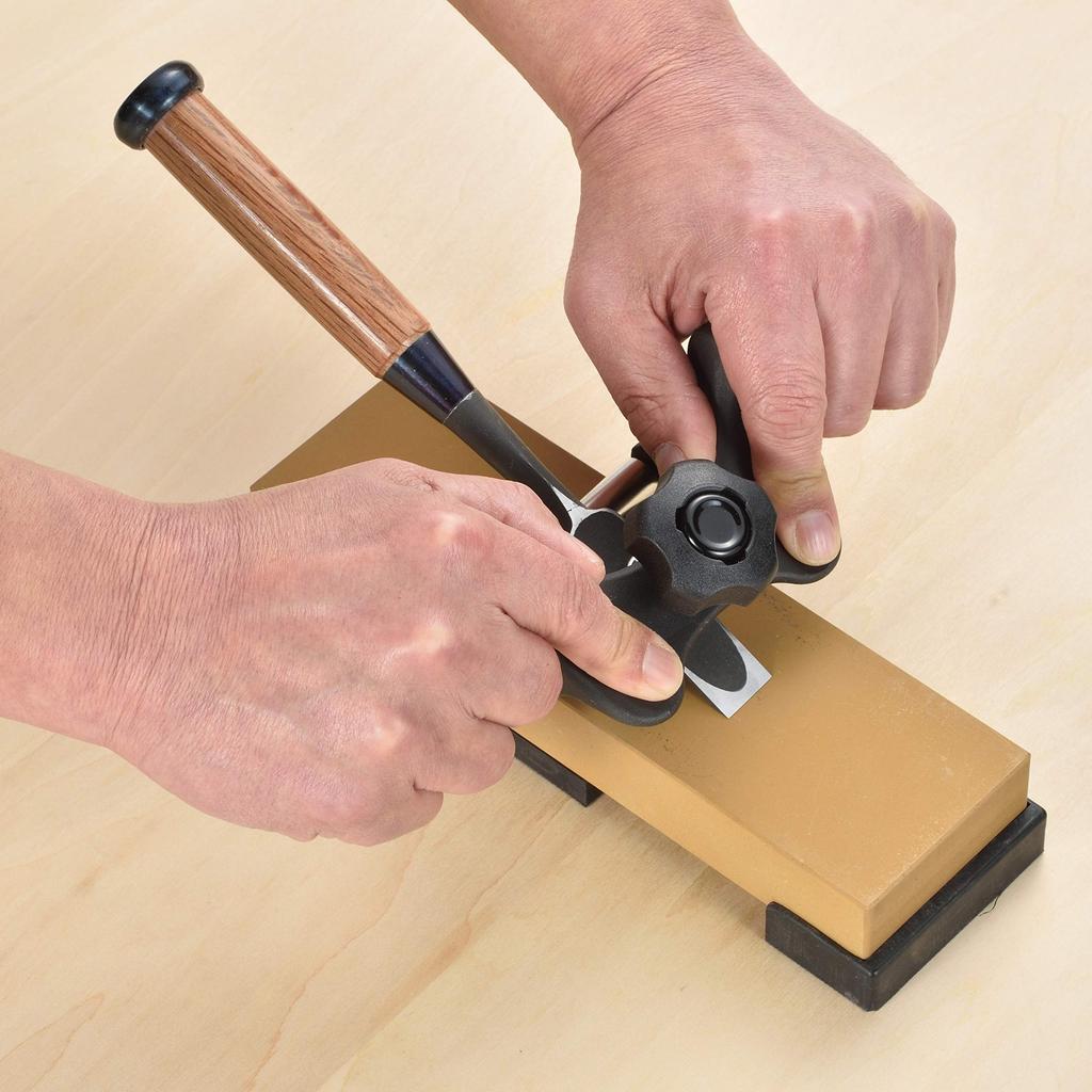 Kakuri Sangyo Knife sharpening guide for planes and home fixed blade polishing chisel KBS-50 chisels, sharpener, angle, sharpening, aid, planer,
