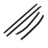 4Pcs Door Window Weatherstrip 68160‑04020 Sturdy Leakage Resistant Window Seal Belt Trim for Tacoma 1995 To 2004