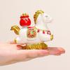 Desktop Ornament New Year Mascot Miniature Chinese Style Zodiac Ornaments Horse Figurine  Bookshelf