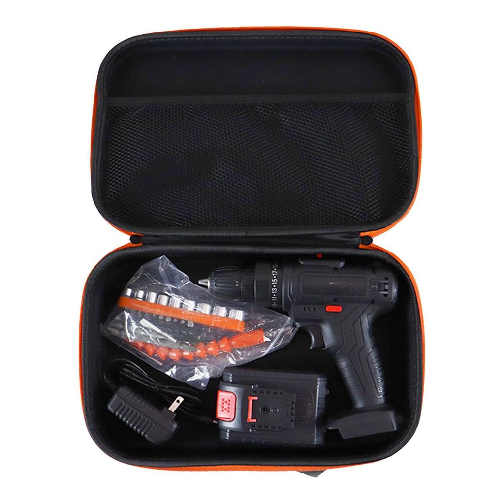 Shockproof Tool Bag, Waterproof Tool Box, Large Capacity Electric Drill Carry Case Oxford Cloth Bag For Electrician Hardware