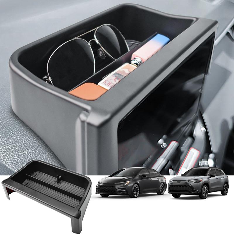 Center Console Dashboard Organizer For -2024 2025 Toyota Corolla & -2025 Corolla Cross Behind Screen Dash Board Box Tray