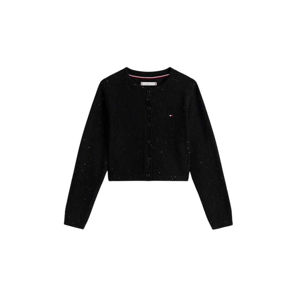 Tommy Hilfiger Girls Ribbed Button Sweatshirt