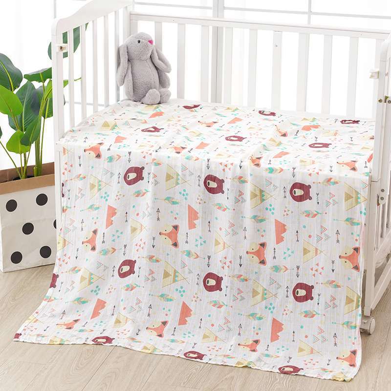 New Bamboo Cotton Soft Baby Blankets Newborn Muslin Swaddle Blanket for Newborn Girl and Boy Super Soft Baby Bath Towel