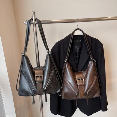 Sac rétro grande capacité automne et hiver nouveau sac fourre-tout de mode pour femmes sac à bandoulière texturé