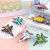 Children's Pull-Back Military Tin Fighter Plane Model Toy