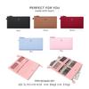 WEICHEN Women's Double Zipper Wallet: Large Capacity, Multiple Card Slots, Multi-functional Phone Bag & Coin Purse