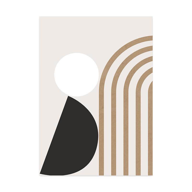 Minimalist Abstract Line Geometric Wall Art Posters Canvas Painting Print Pictures Living Room Modern Interior Home Decoration