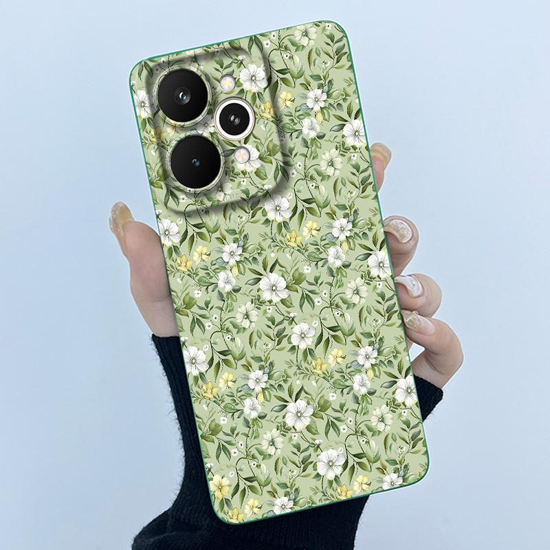 Fundas For Realme 15 Pro 5G Fashion Simplicity Flower Phone Case Shockproof Protection Soft Cover For Realme 15 15Pro 5G Coques