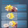 Interactive Parrot Toy Bird Cage Toy for Parrots Rotating Treat Dispenser,  for Mental Stimulation and Entertainment