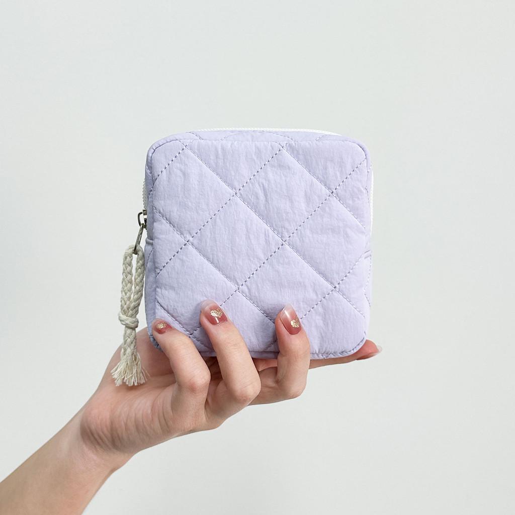 Travel Cosmetic Storage Bag With Butterfly Knot Pattern For Women And Teens