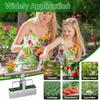 Practical 4 Cell Soil Block Maker Heavy Duty Garden Blocking Tools Soil Blocker  Grow Seedling