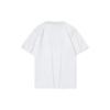 Li Ning Sports Fashion Collection T Shirts Unisex White Crew Neck Moderate Straight Fit YHST191-1