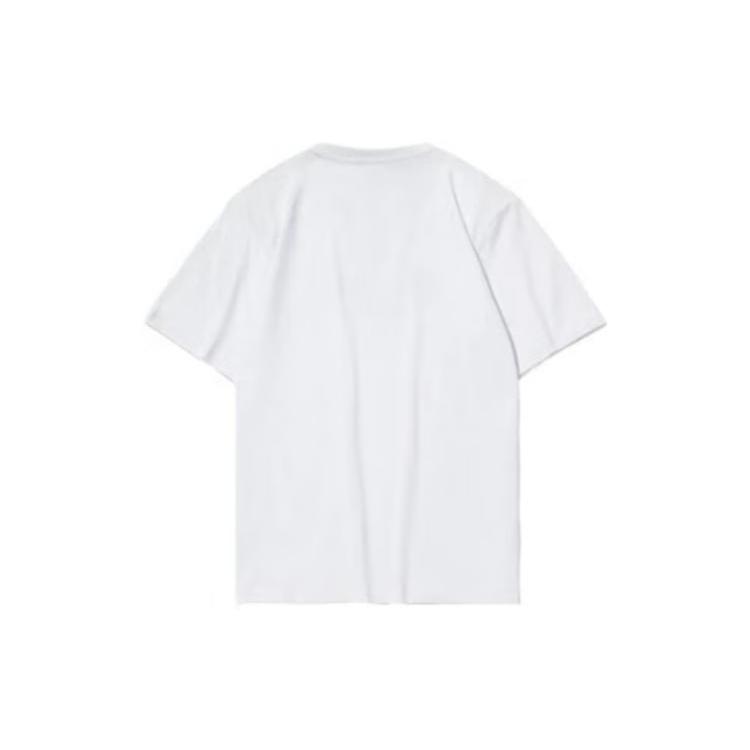 Li Ning Sports Fashion Collection T Shirts Unisex White Crew Neck Moderate Straight Fit YHST191-1