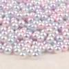 4-10mm Iridescent ABS Imitation Pearl Beads for DIY Decoration
