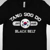 Personalized Tang Soo Do Black Belt T-Shirt, Custom Date Martial Arts Tee, Vintage Style Karate Tee, Gift for New Black Belts