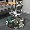 1pc Sugar Skulls Chair Carpet for Office  Machine Washable Rug for Office,  Good Gift for Family or Friends yy251225220