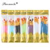 10-Piece Nylon Hair Paint Brush Set for DIY Art and Painting
