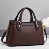 Womens Large Capacity Pu Designer Shoulder Bag With Zipper Closure For Everyday