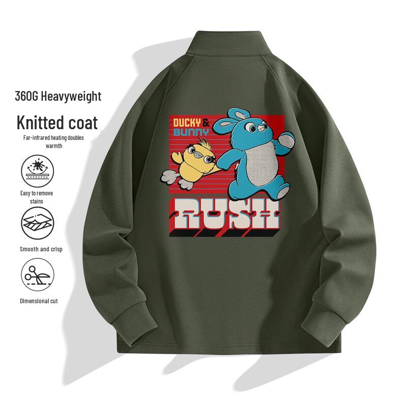 

MINISO Disney Men s Stand Collar Cardigan Sweatshirt M