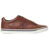 Polo Ralph Lauren Hanford Leather Round Toe Lace-Up Low-Top Sneakers Men Sneakers Brown 513049