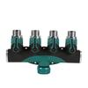 4 Way Water Tap Converter Connector Splitter Hose Pipe Adapter Garden Irrigation Watering