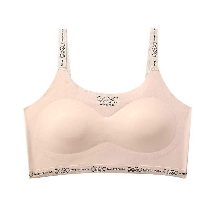 Girls' underwear development period small vest primary school girls' children's bra one-two stage thin one-piece without steel ring