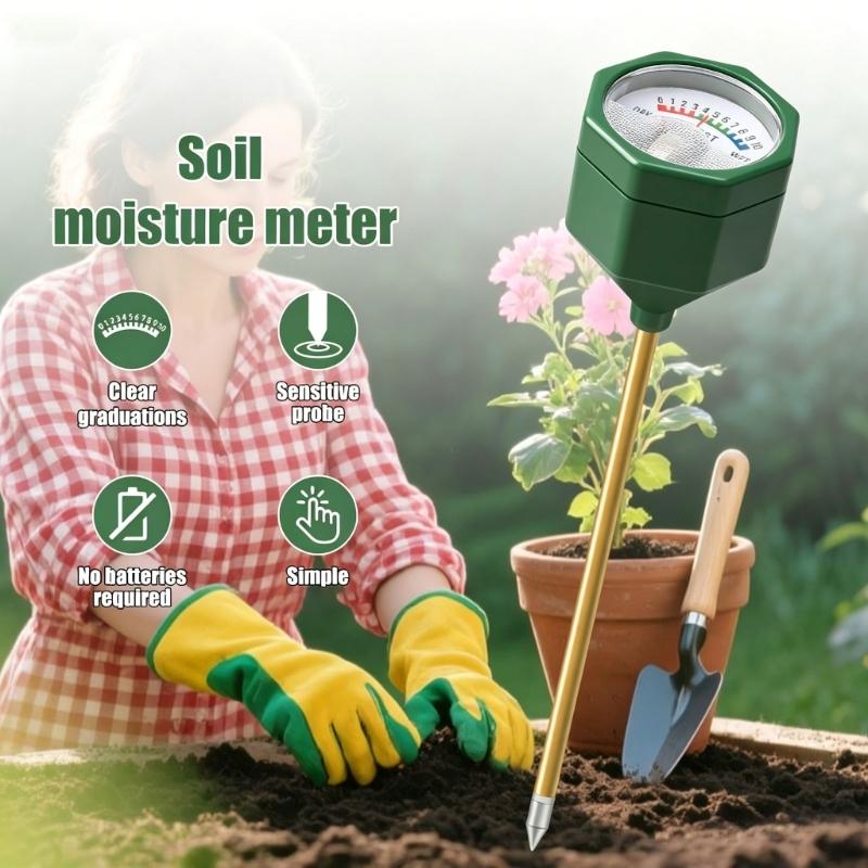 Efficient Single Pin Soil Tester Essential Tool For Garden Enthusiasts Crop Growers Indoor Outdoor Soil Moisture Meter