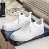 Men's Summer Breathable Sport Casual Shoes Small White Trendy Versatile Low Top EVA Sole Rubber Face Summer Shoe Men