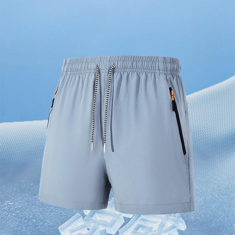 Men's Athletic Knit Shorts with Drawstring and Stretch Waistband Quick-drying Breathable Summer Athletic Shorts