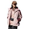 Couple's Ski Jacket Set: Women's 3-in-1 Detachable Liner & Men's Mink Velvet, Windproof & Waterproof for Autumn/Winter.
