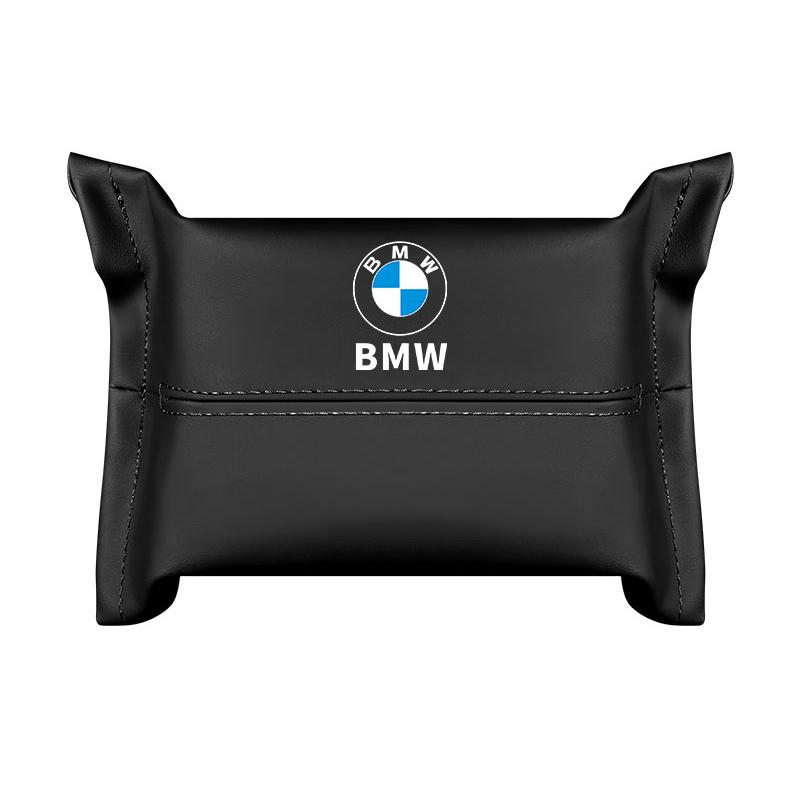 Sticker Car Tissue box Leather Paper Tissue Storage Box For BMW M X5 X6 F30 F34 F10 F20 G20 G30 G01 G02 G05 F15 F16 3 5 7 Series GX6