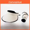 Ice Silk Sun Hat For Women Large Brim Breathable Sunshade Windproof Fashionable Summer Hat