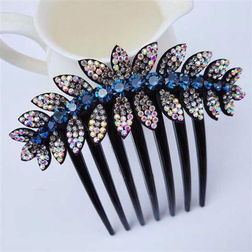 Elegant Hairpins For Girls Flower Leaves Women Hair Comb Hair Claws Korean Barrettes Hair Clips