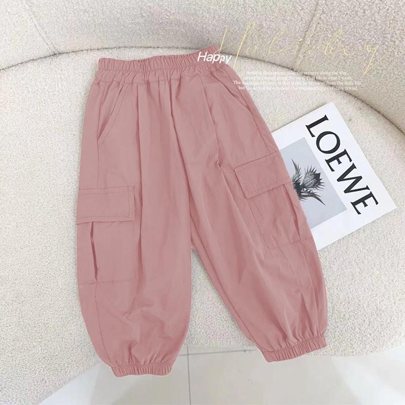 

Лето 2024 года. Комбинезоны с манжетами в корейском стиле для девочек маленького и среднего роста 130cm